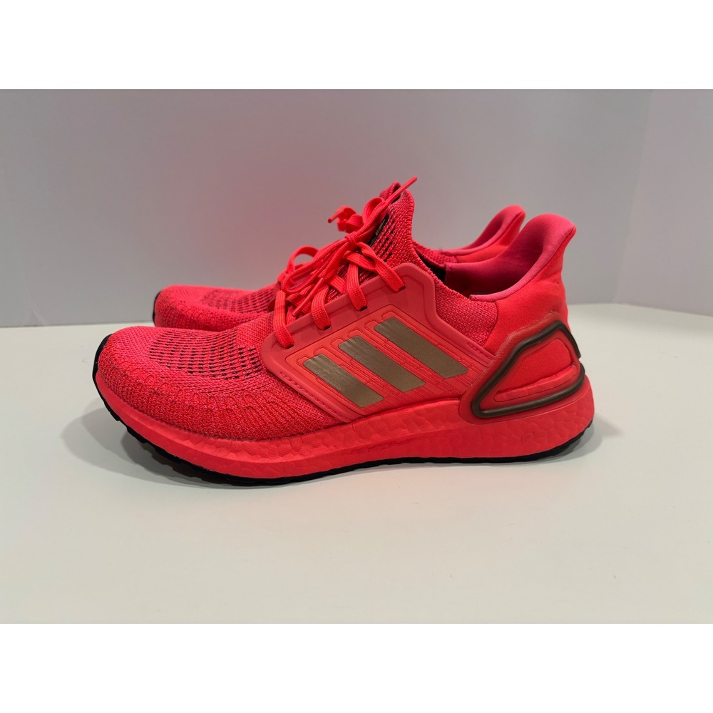 Adidas Ultraboost 20 Signal Pink Bronze Women's Running Shoes Size 7.5 EG0715